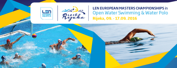 European Masters
                                              Championships 2016
                                              Waterpolo and Open Water -
                                              Rijika - Croatia