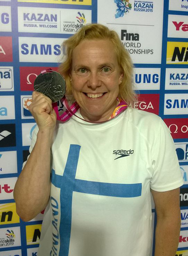 Johanna Kara -
                                              World Masters
                                              Championships in Swimming